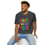 Free Parent Hugs T-Shirt — Colorful Affirming Pride