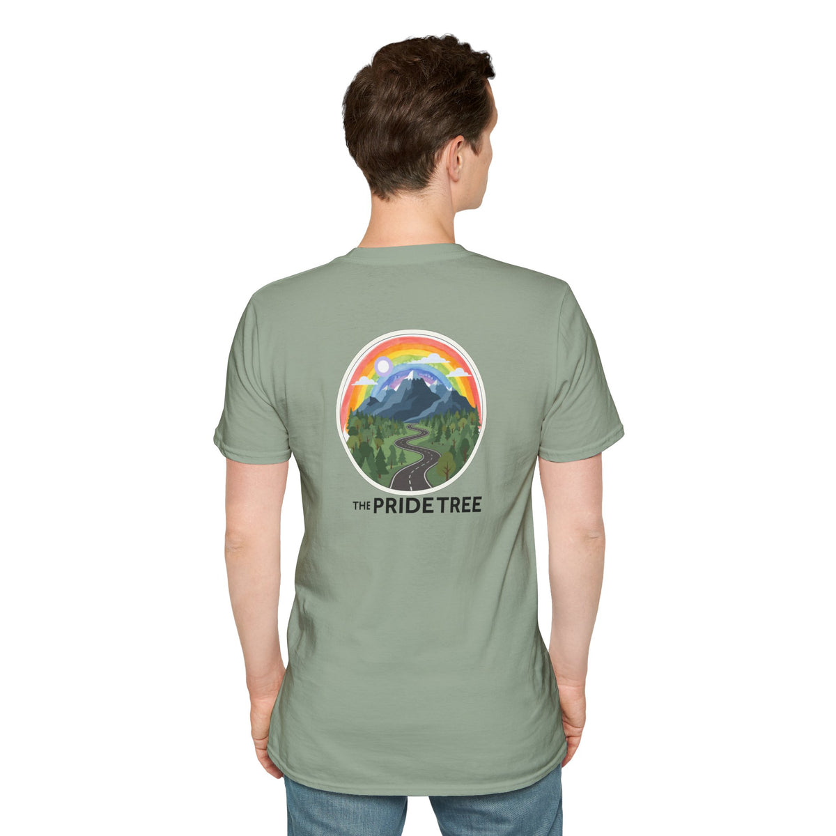 Pride Tree Las Vegas Mountain Graphic T-Shirt