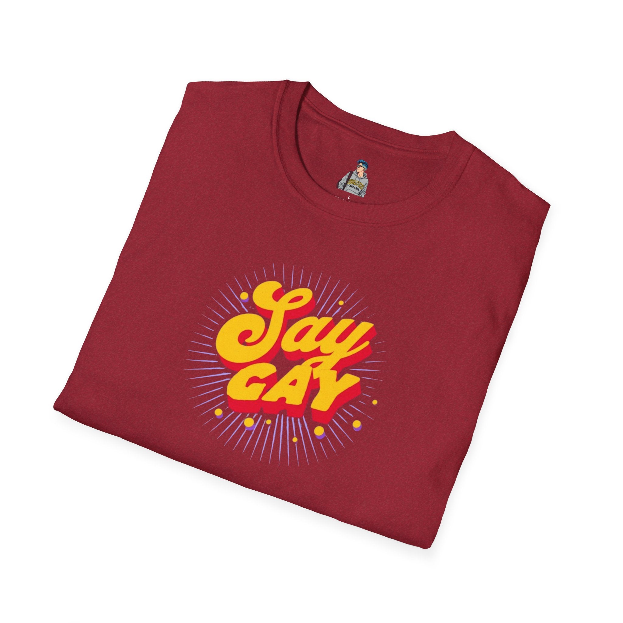 Say Gay Unisex Softstyle T-Shirt