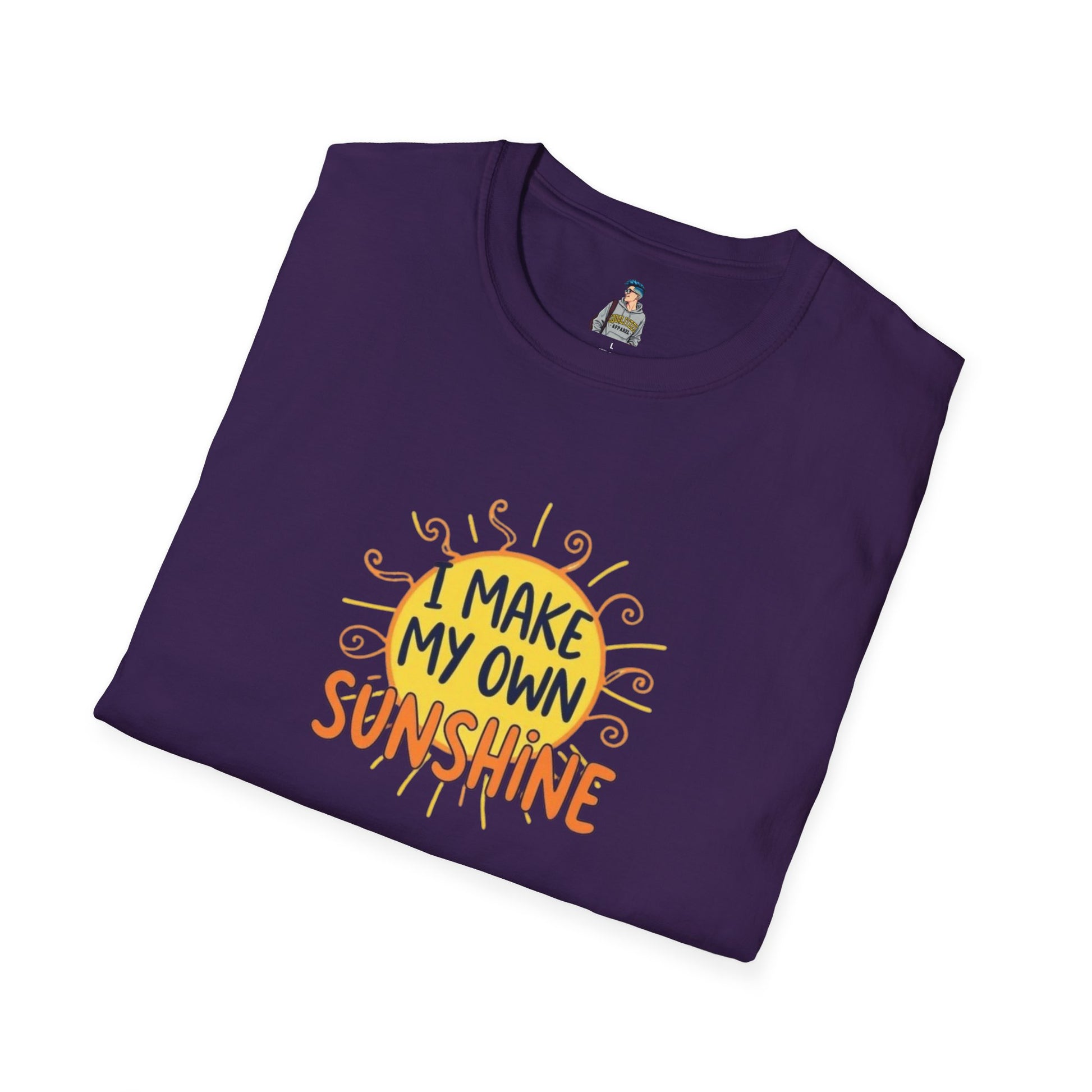 I Make My Own Sunshine Unisex Softstyle T-Shirt - Positive Vibes Apparel