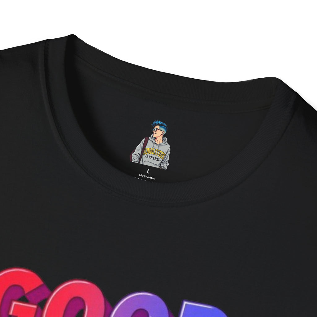 Unisex Softstyle T-Shirt - ' Rainbow Good Will Win' Positive Message Tee