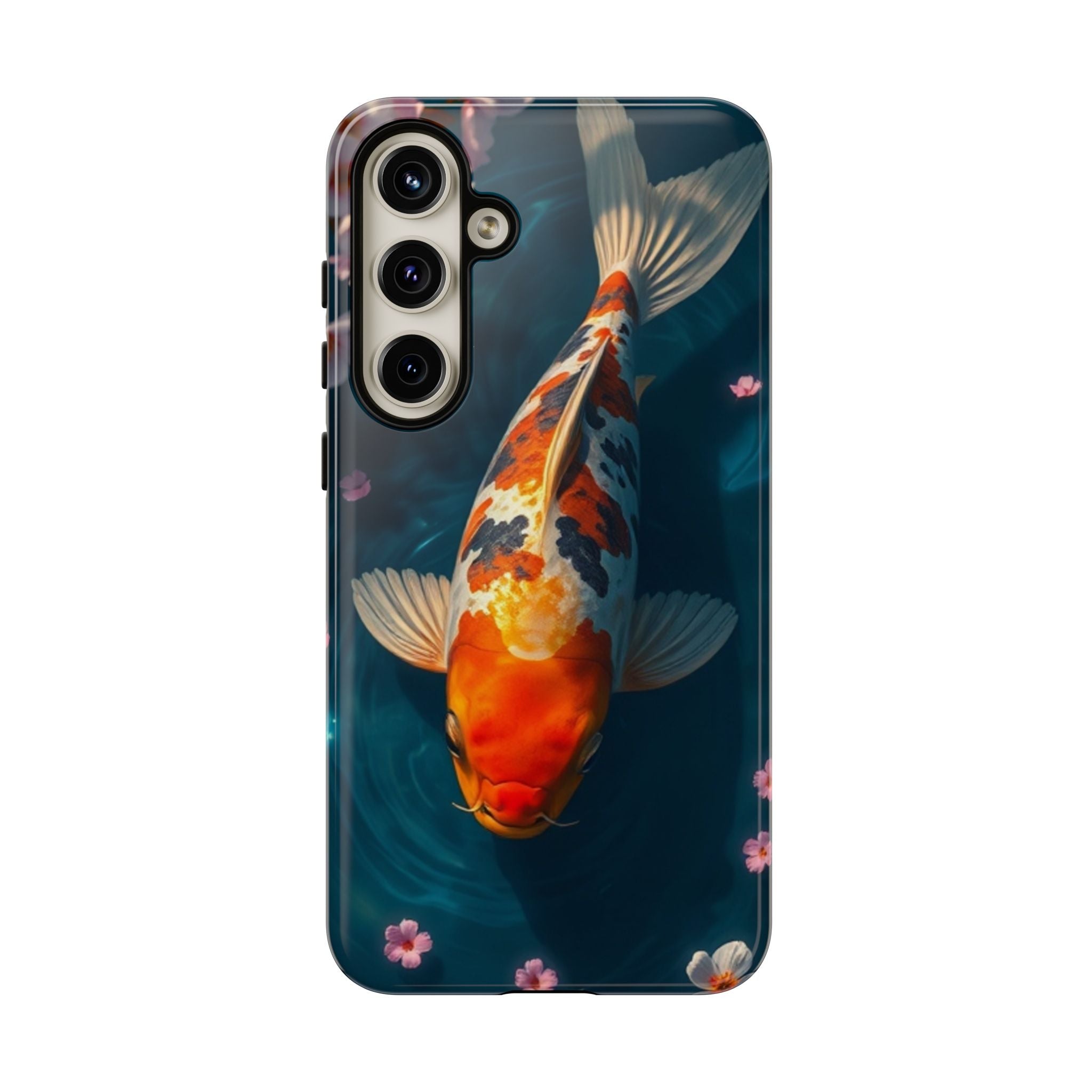 Peaceful Koi Cherry Blossom Tough Cases For Android & iPhone