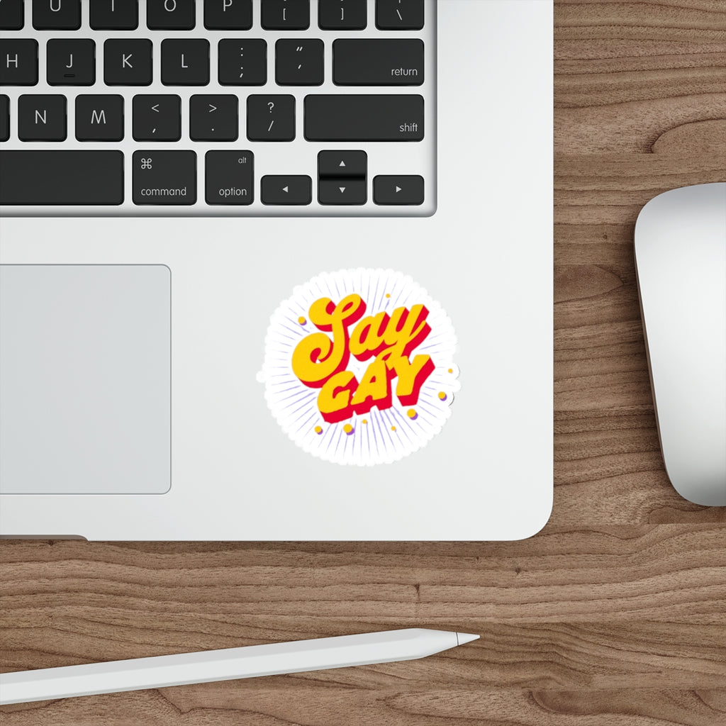 Die-Cut Stickers - Say Gay