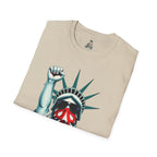 Resist - Patriotic Statue of Liberty T-Shirt - Unisex Softstyle Tee
