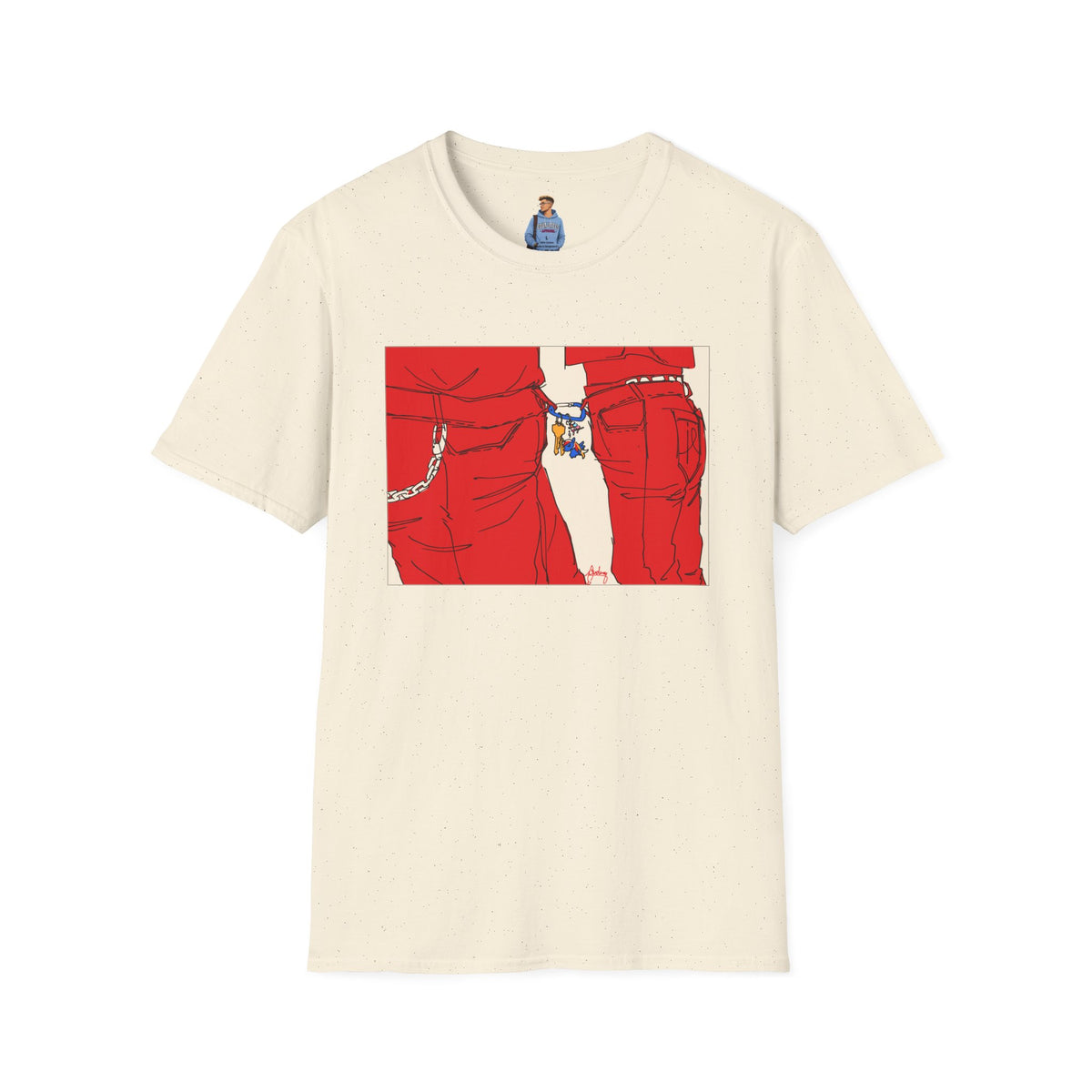 Red Jeans by Audrey Pride Tree Las Vegas T-Shirt