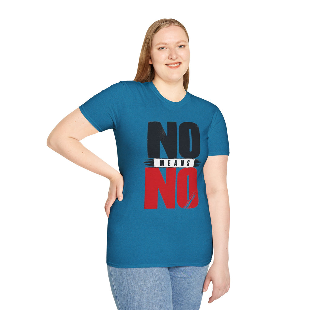 NO Means NO T-Shirt — Consent Awareness Graphic Tee
