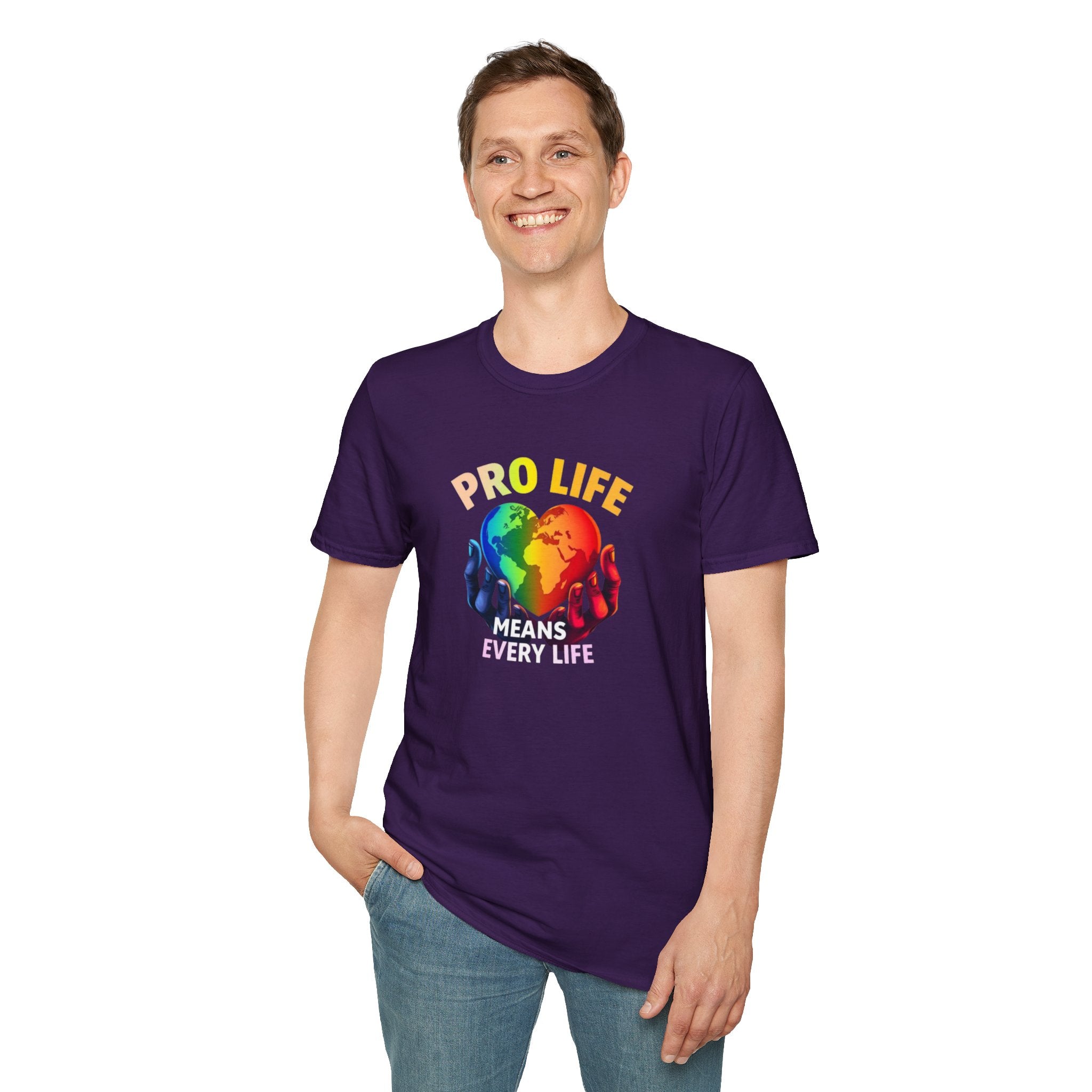 Pro Life Means Every Life Pride Tee