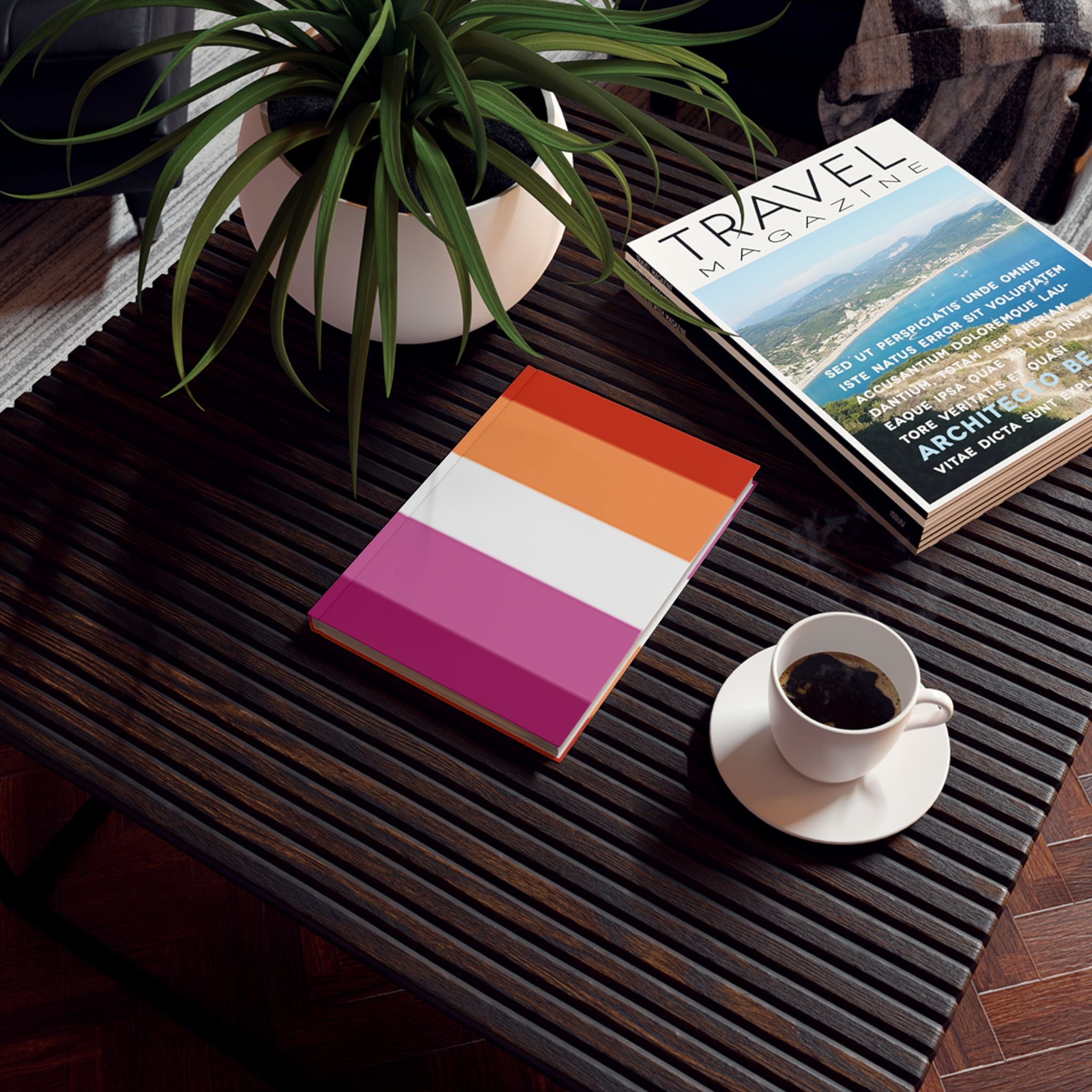 Lesbian Pride Hard Backed Journal - Perfect for Gifts, Journaling, and Celebrations