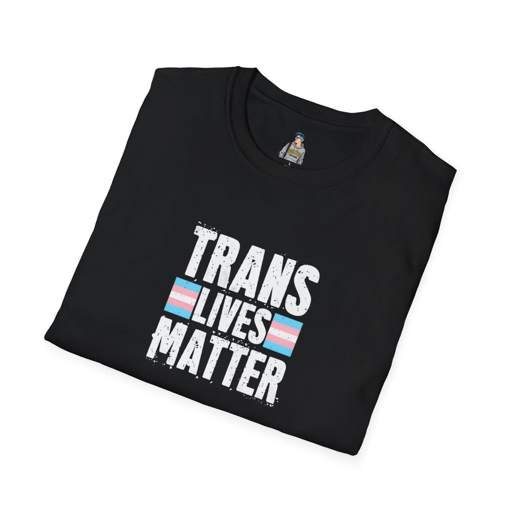 Trans Lives Matter Unisex Softstyle T-Shirt - Support LGBTQ+ Rights