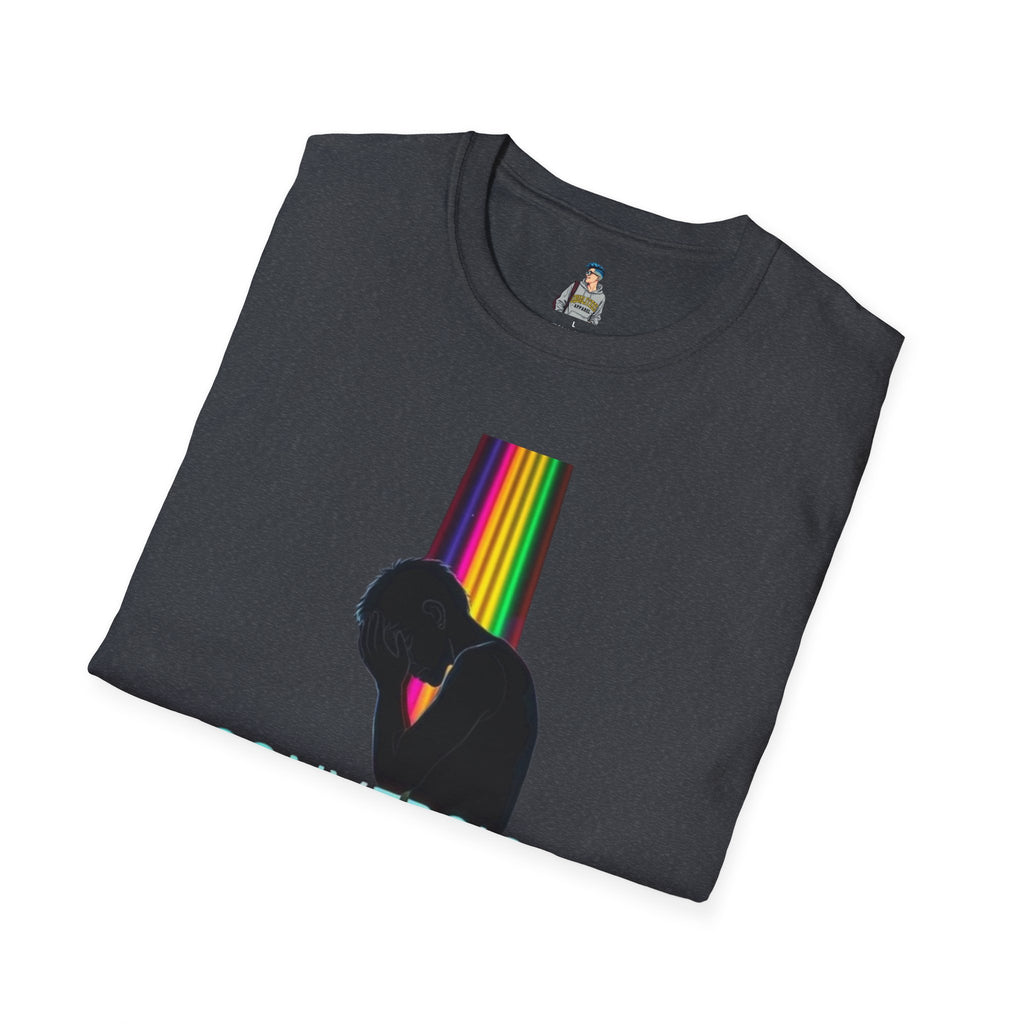 Unisex Softstyle T-Shirt - LGBTQ+ Empowerment T-Shirt: Conversion Therapy is Torture & We All Belong