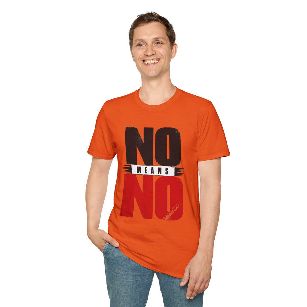 NO Means NO T-Shirt — Consent Awareness Graphic Tee