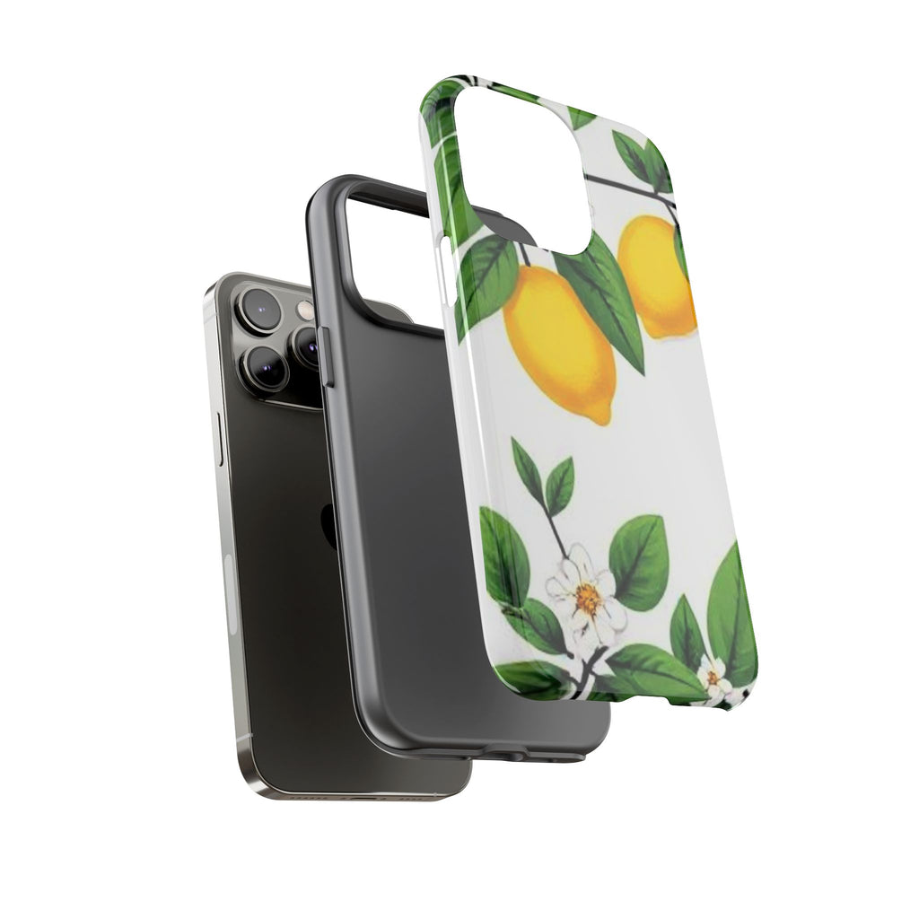 Lemon Blossom Tough Phone Case for iPhone