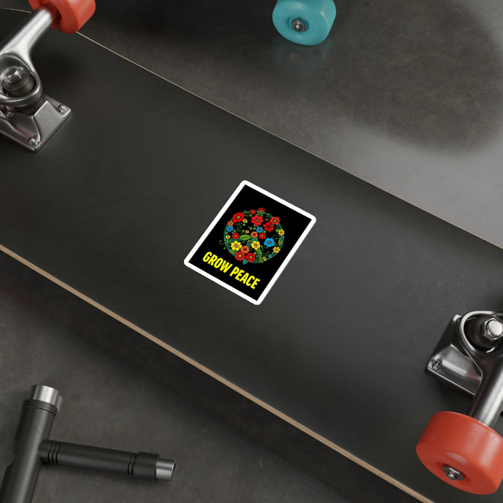 Die-Cut Stickers -  Grow Peace