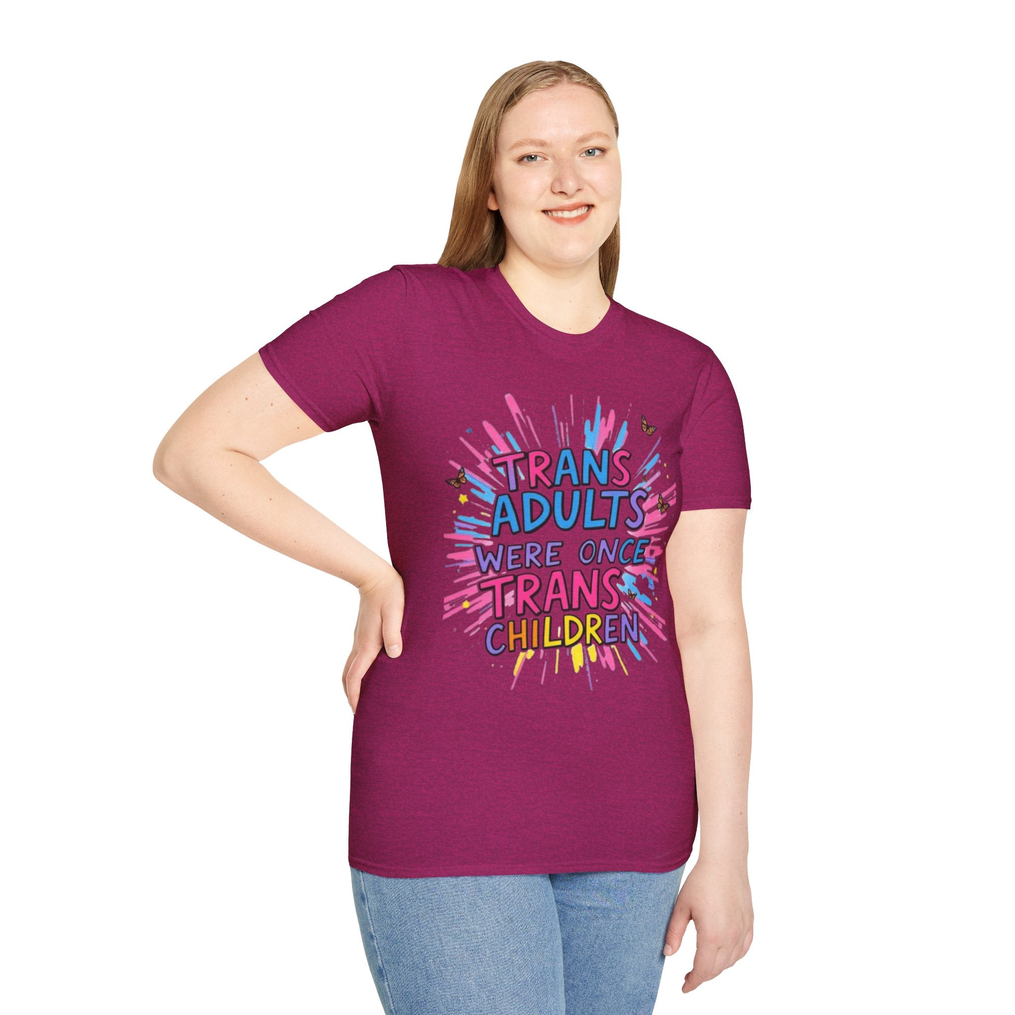 Trans Awareness Unisex T-Shirt, LGBTQ+ Pride Shirt, Gift for Allies, Feminist Apparel, Support Trans Rights