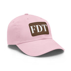 Stylish Dad Hat with FDT Leather Patch - Casual Sun Protection for Dads