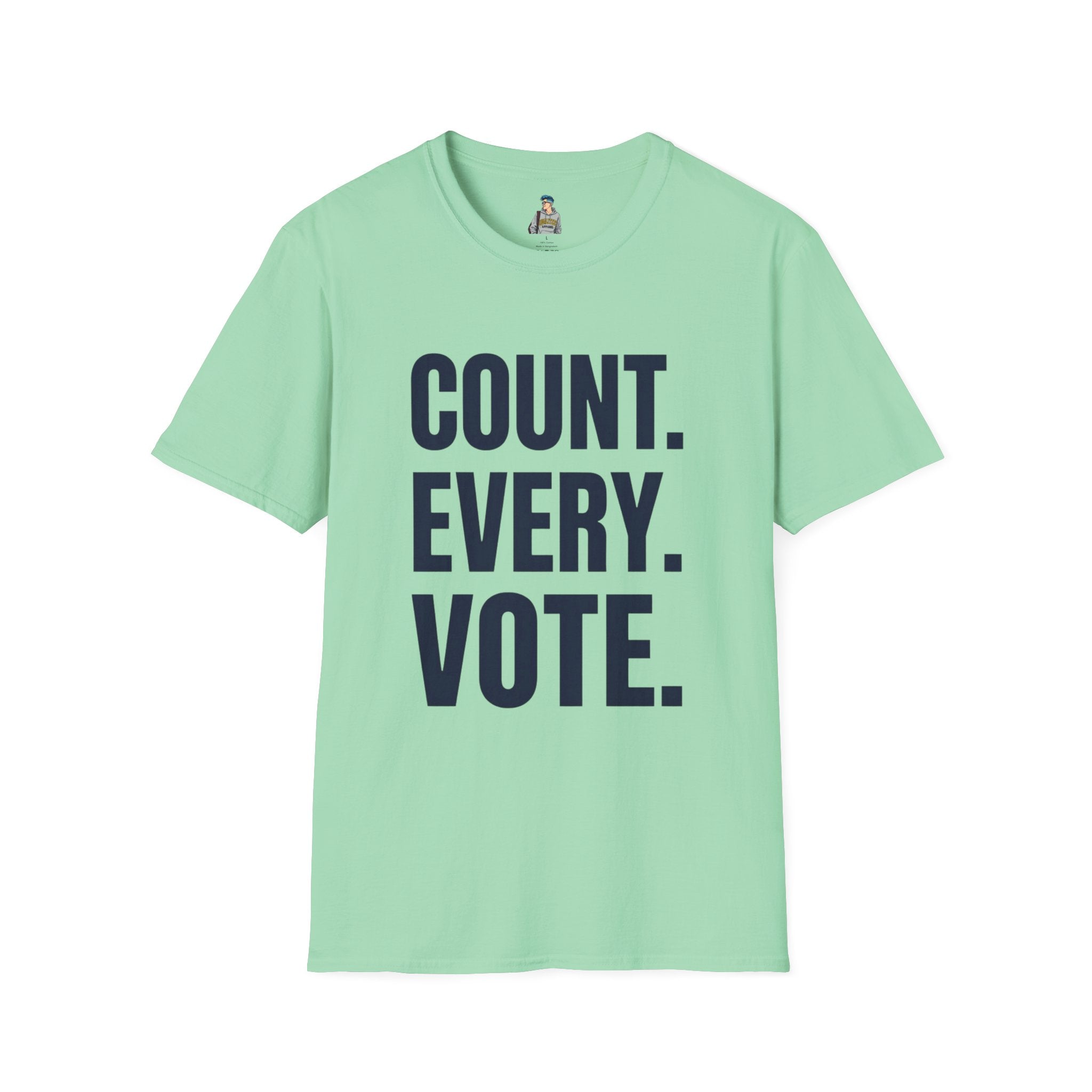 Count. Every. Vote. T-Shirt — Voter Rights Political Tee