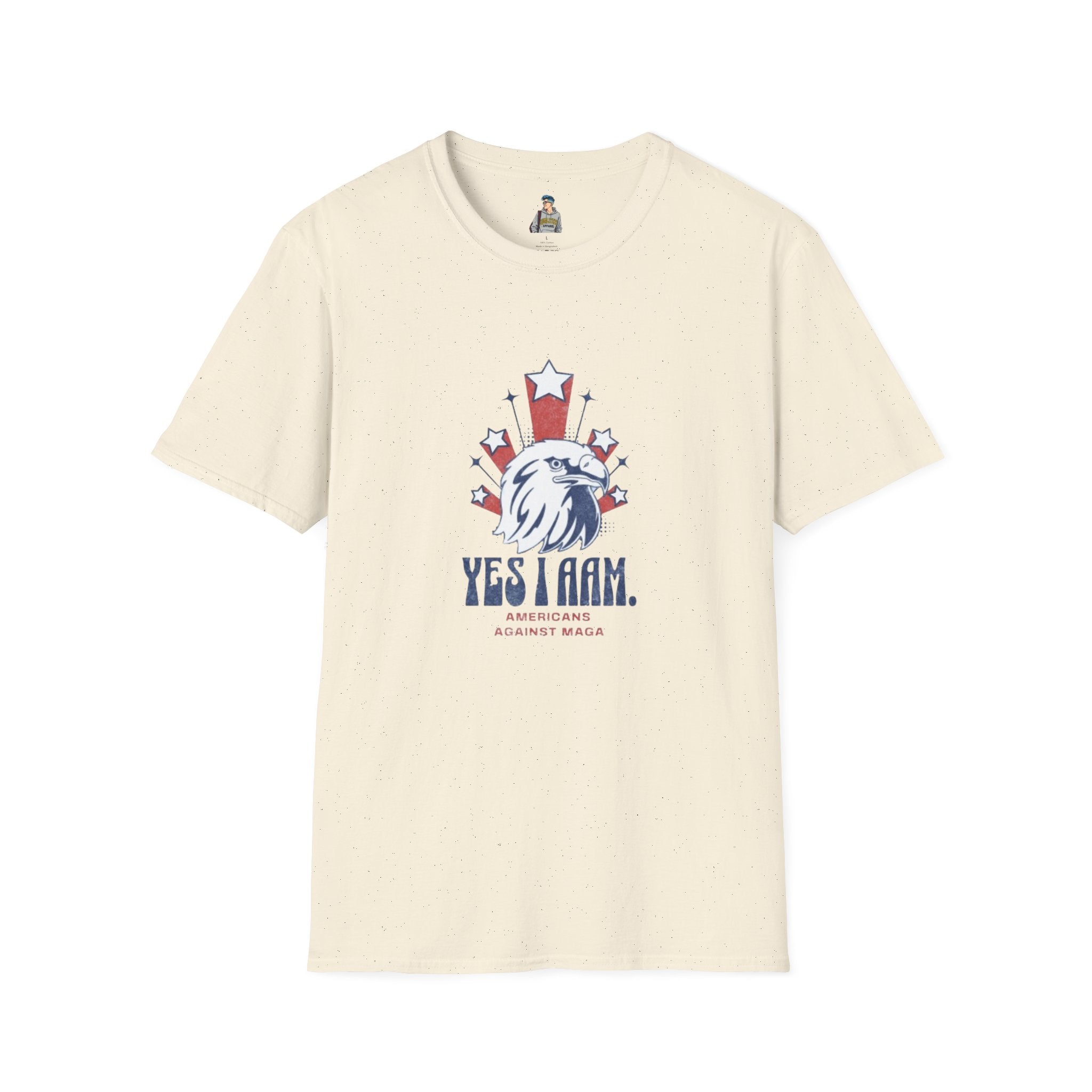 Americans Against MAGA Red Patriots Unisex Softstyle T-Shirt