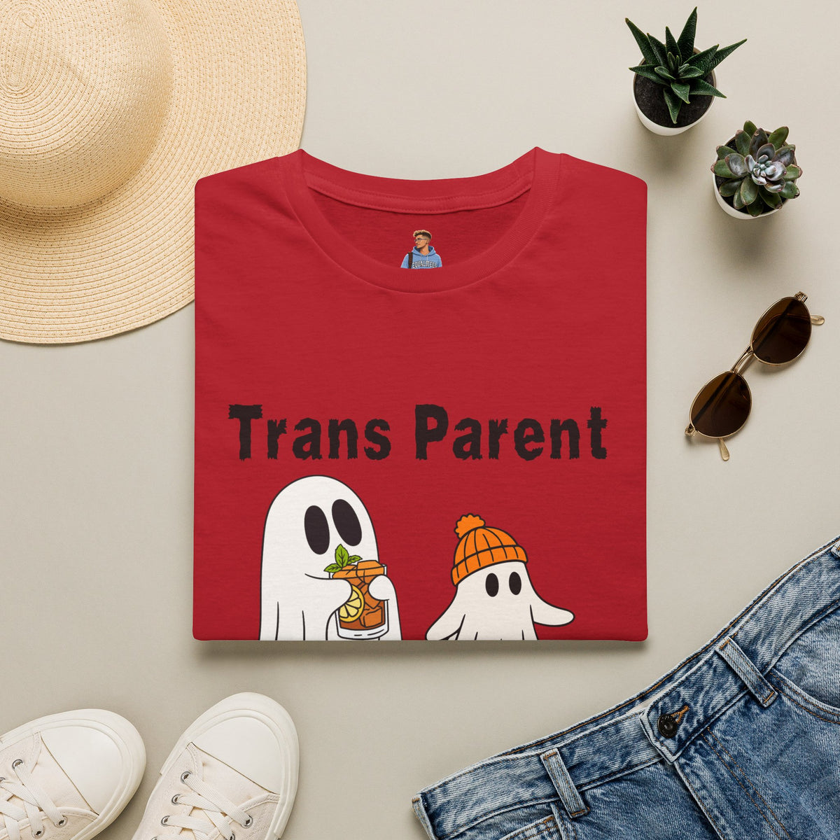 Trans Parent 5 Halloween Pride Tree Las Vegas T-Shirt