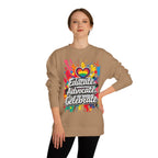 Educate, Advocate, Celebrate Unisex Crew Neck Sweatshirt - Empowerment Apparel