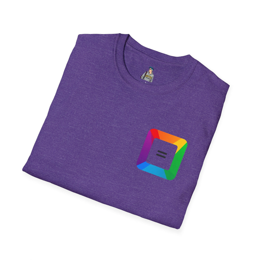 Pride-Theme Unisex Softstyle T-Shirt - "True freedom is Equality for ALL"