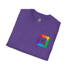 Pride-Theme Unisex Softstyle T-Shirt - "True freedom is Equality for ALL"