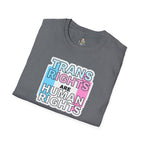 Trans Rights Unisex Softstyle T-Shirt - Support Equality & Trans Rights