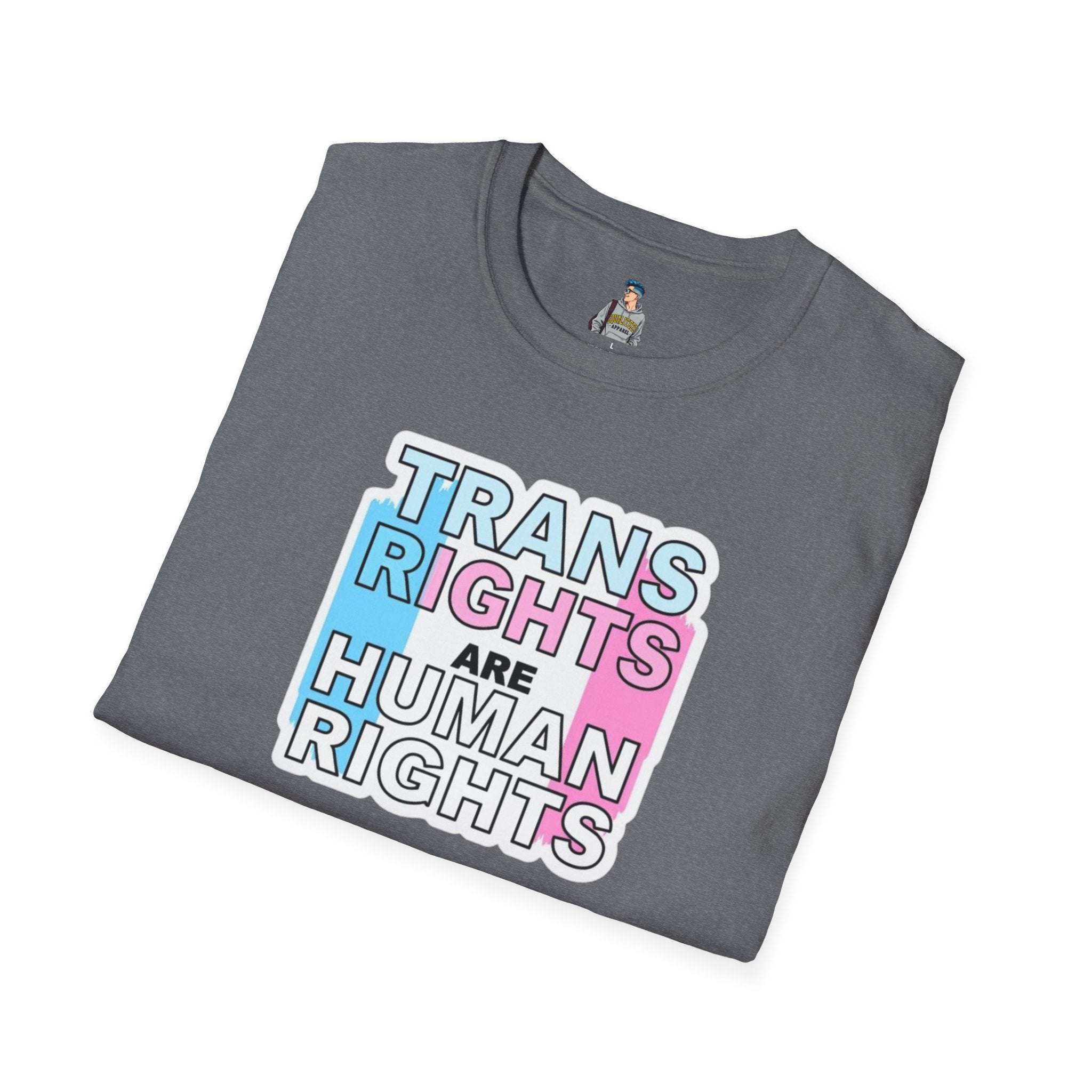 Trans Rights Unisex Softstyle T-Shirt - Support Equality & Trans Rights