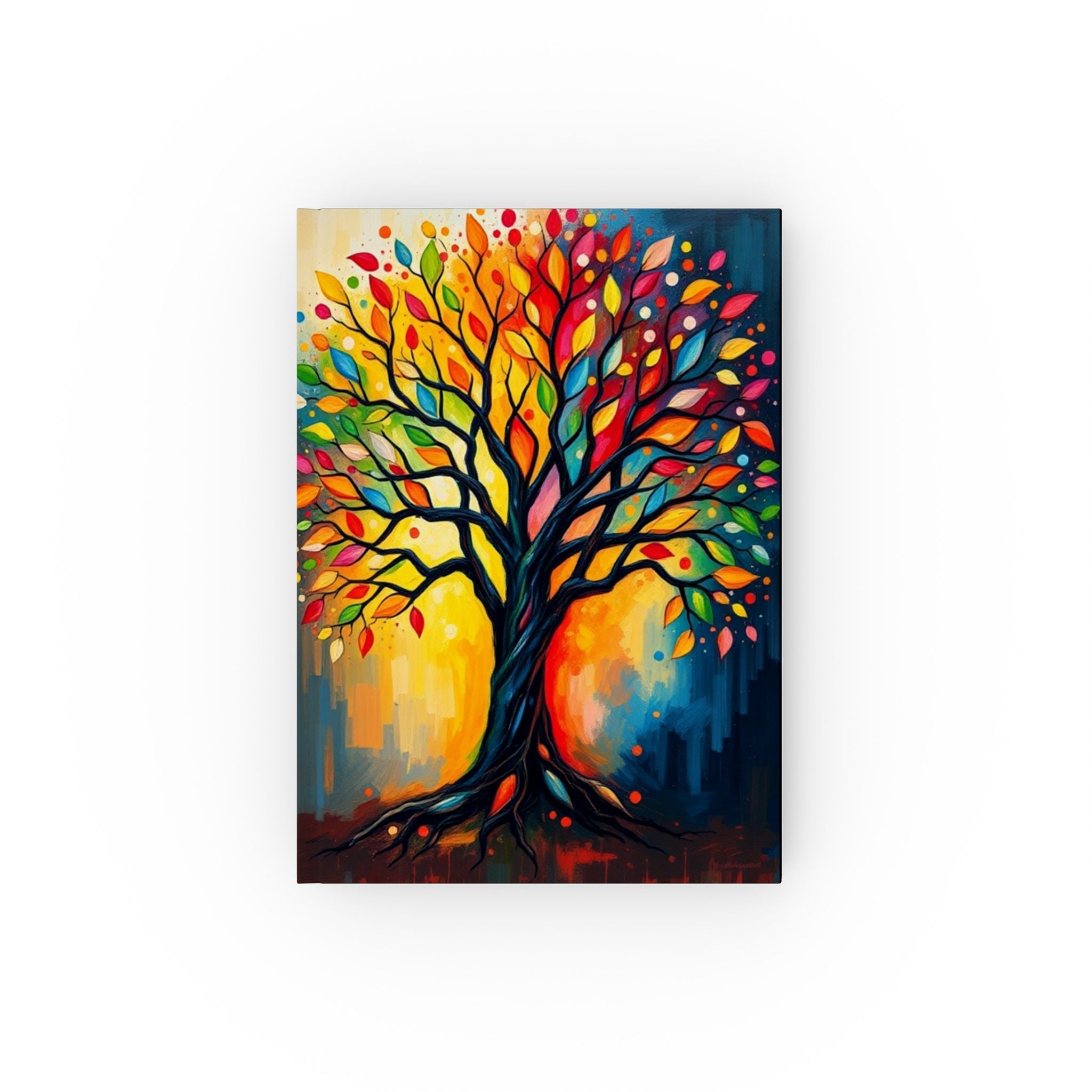 Painted Tree Hard Backed Journal - Perfect for Gifts, Journaling, and Celebrations