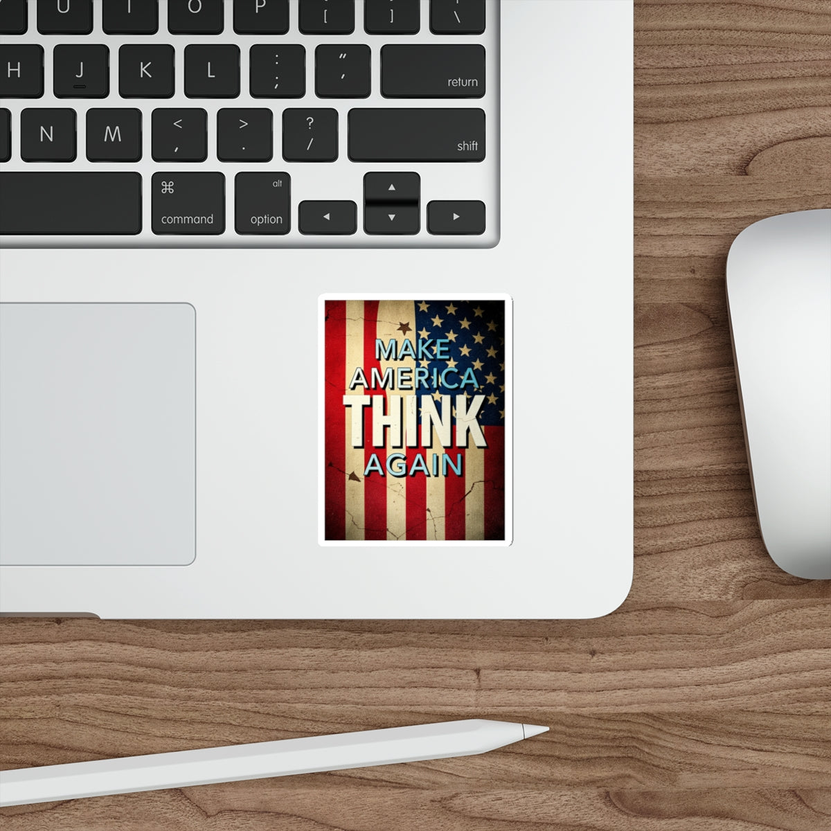 Die-Cut Stickers - Make America Think Again