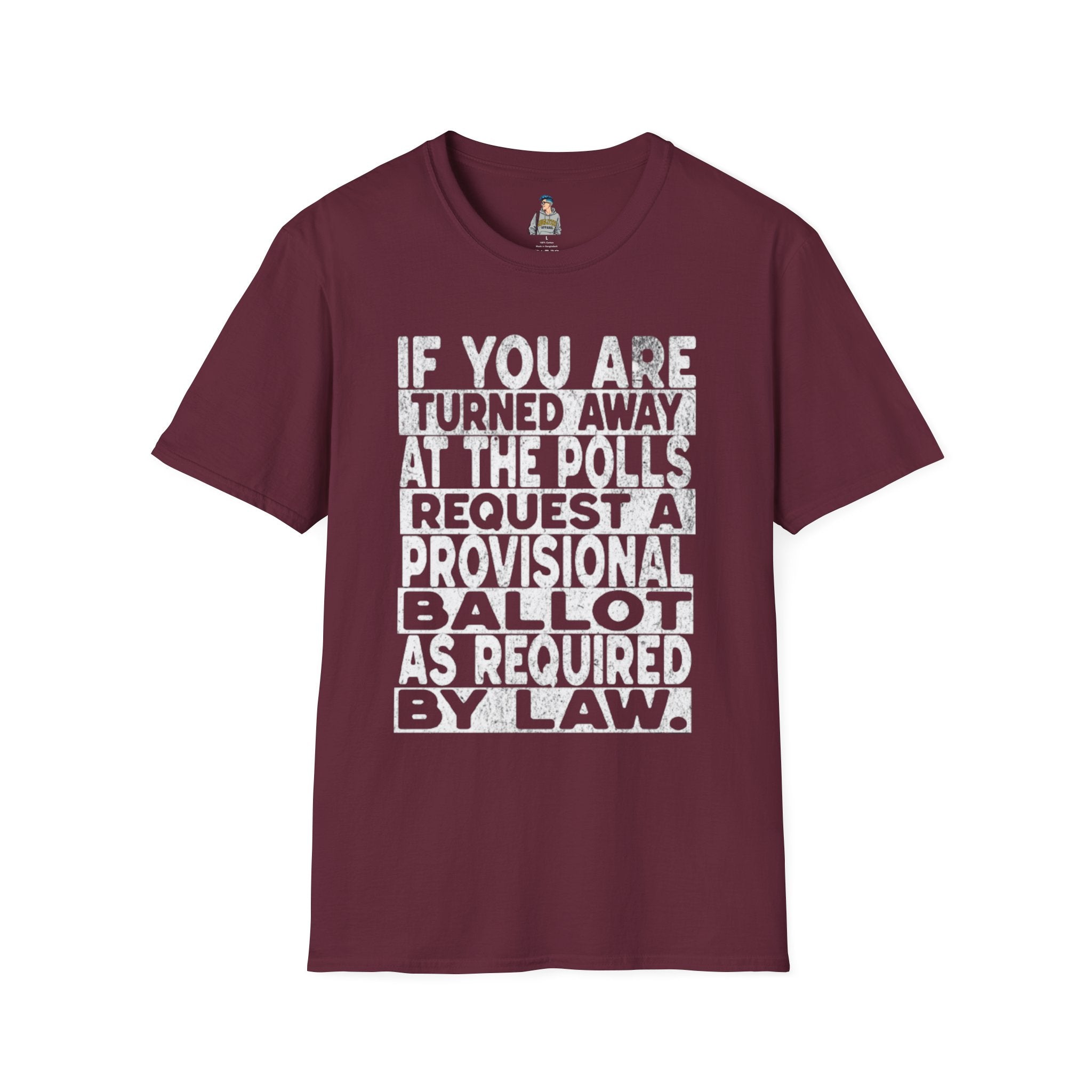 Do Not Be Intimidated Know Your Rights Voting Tee-English