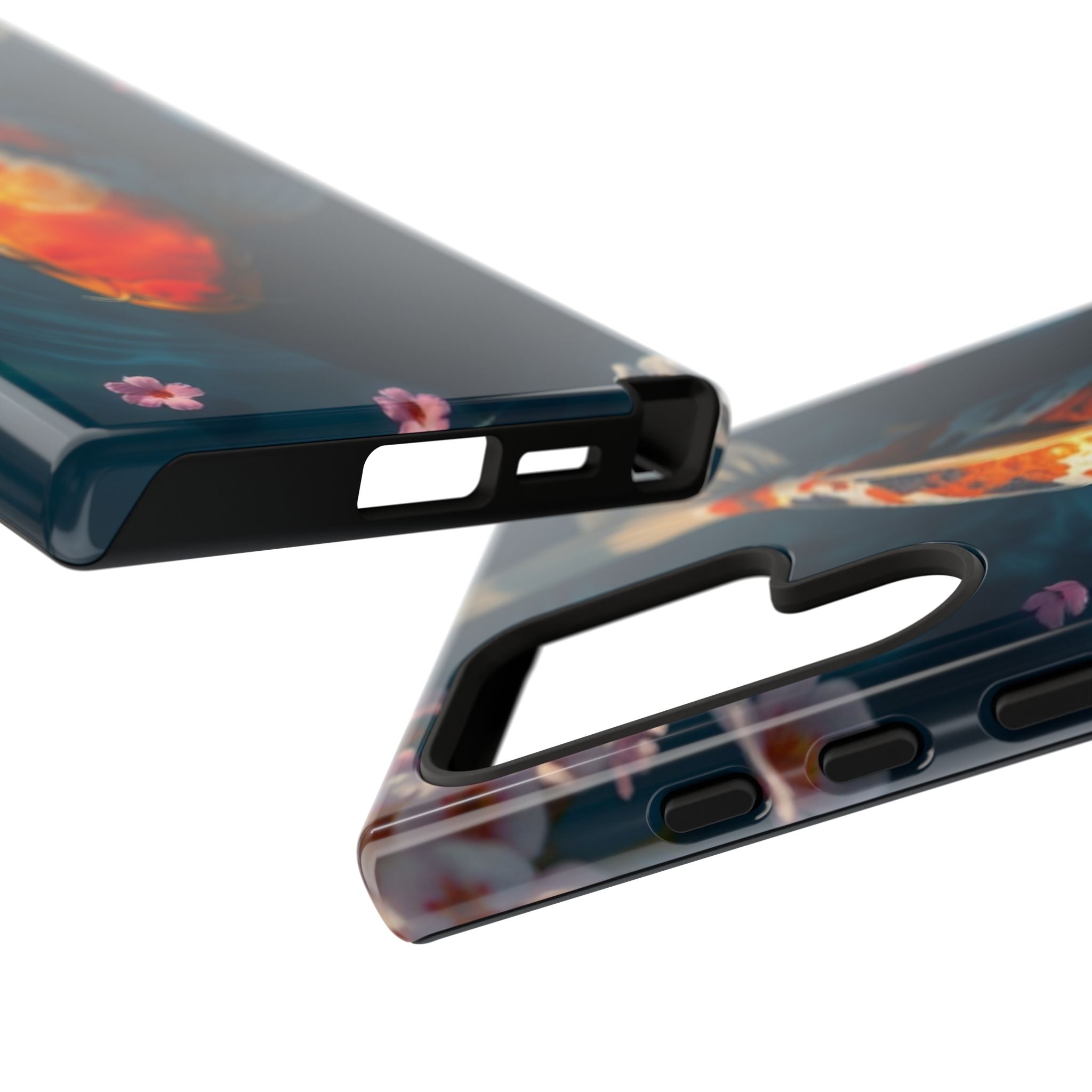 Peaceful Koi Cherry Blossom Tough Cases For Android & iPhone