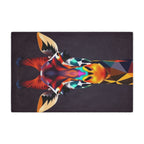Colorful Giraffe Microfiber Blanket