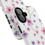Floral Pink Wildflower Tough Phone Case for iPhone