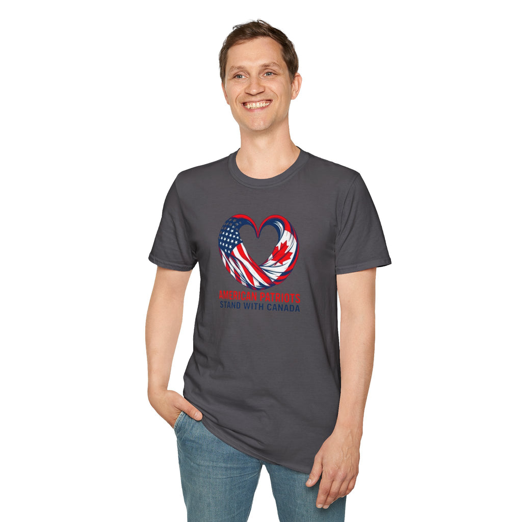 American Patriots Stand with Canada T-shirt