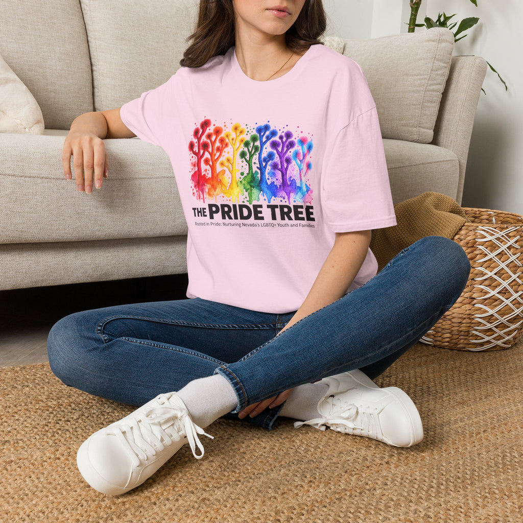 Pride Tree Las Vegas T-Shirt - Black Text