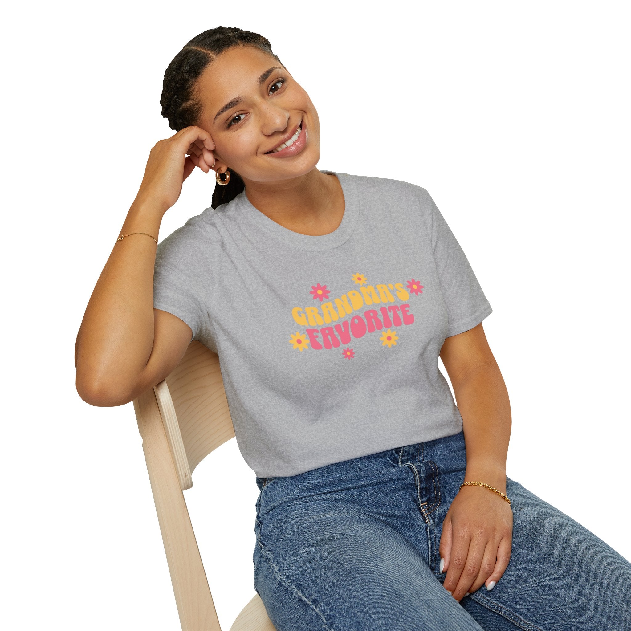 Grandma's Favorite Unisex Softstyle T-Shirt - EqualiTees.Me