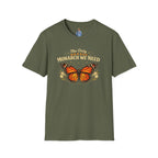 Monarch Butterfly T-Shirt — "The Only Orange Monarch We Need" No Kings Tee