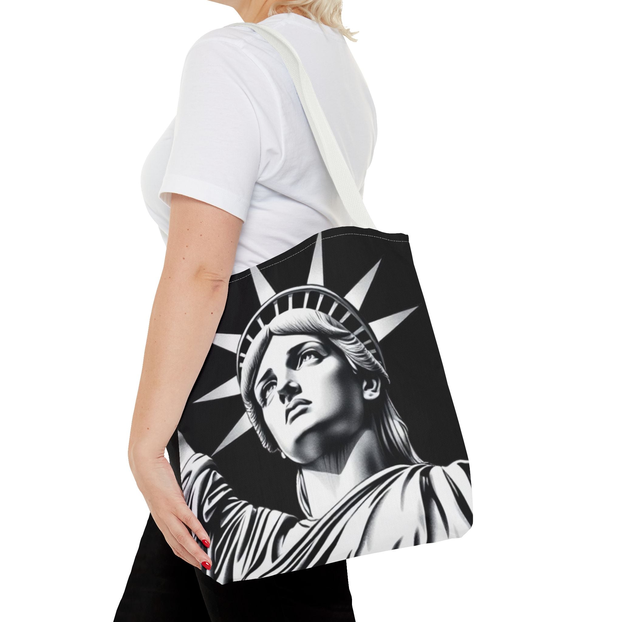 Lady Liberty Sketch Tote Bag