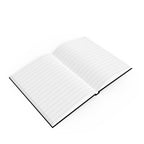 Black Universe Silhouette Female- Hard Backed Journal - Perfect for Gifts, Journaling, and Celebrations