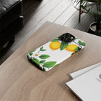 Lemon Blossom Tough Phone Case for iPhone