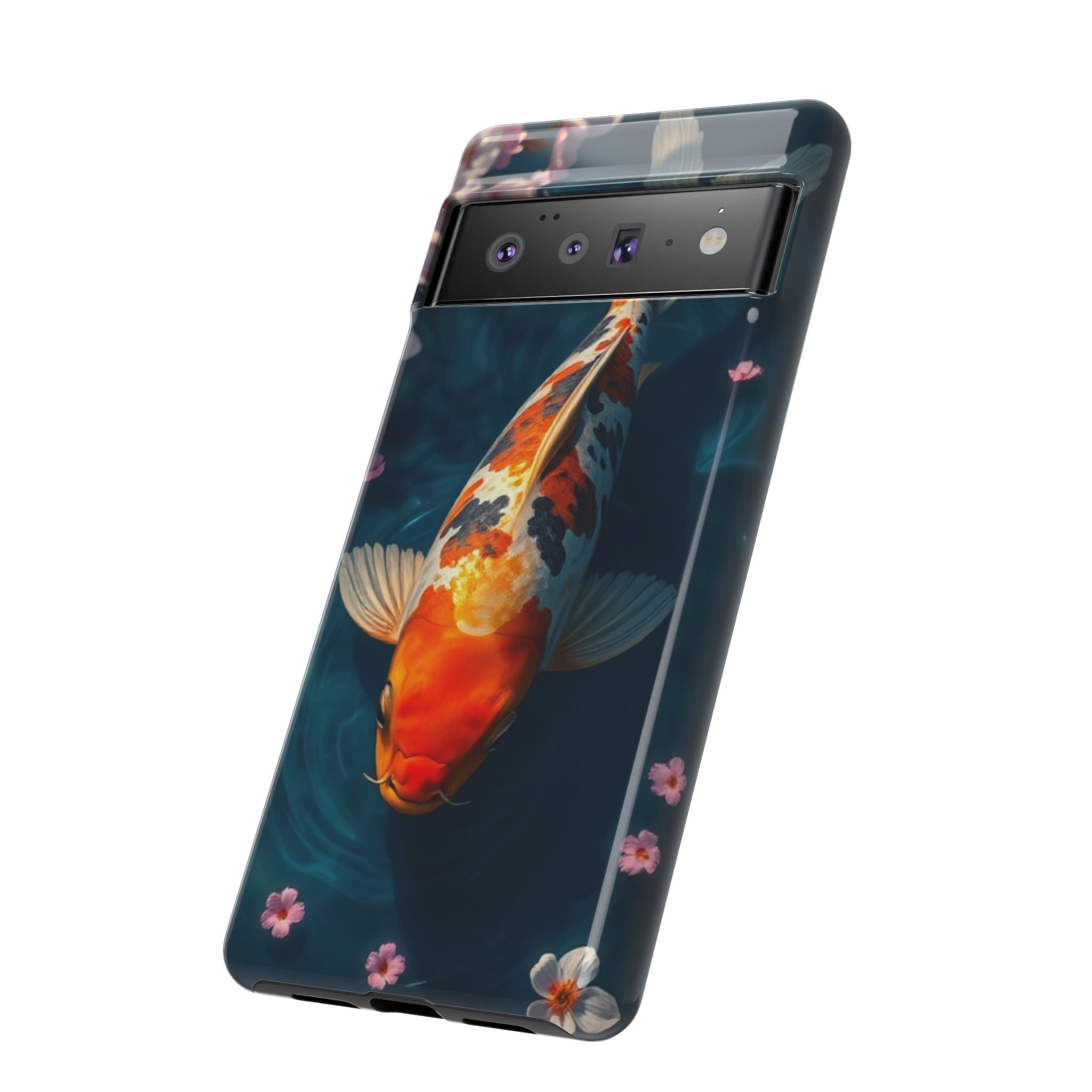 Peaceful Koi Cherry Blossom Tough Cases For Android & iPhone