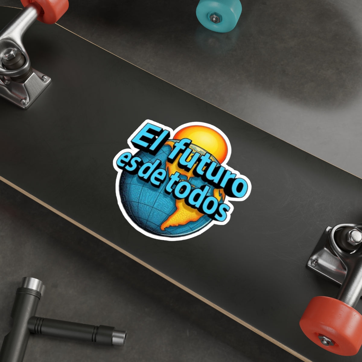 Die-Cut Stickers -  El Futuro Es De Todos - The Future Belongs to All of Us