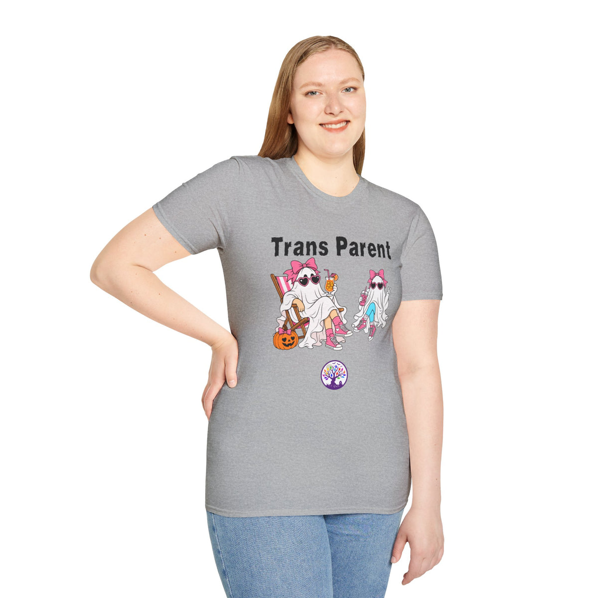 Trans Parent 1 Halloween Pride Tree Las Vegas T-Shirt