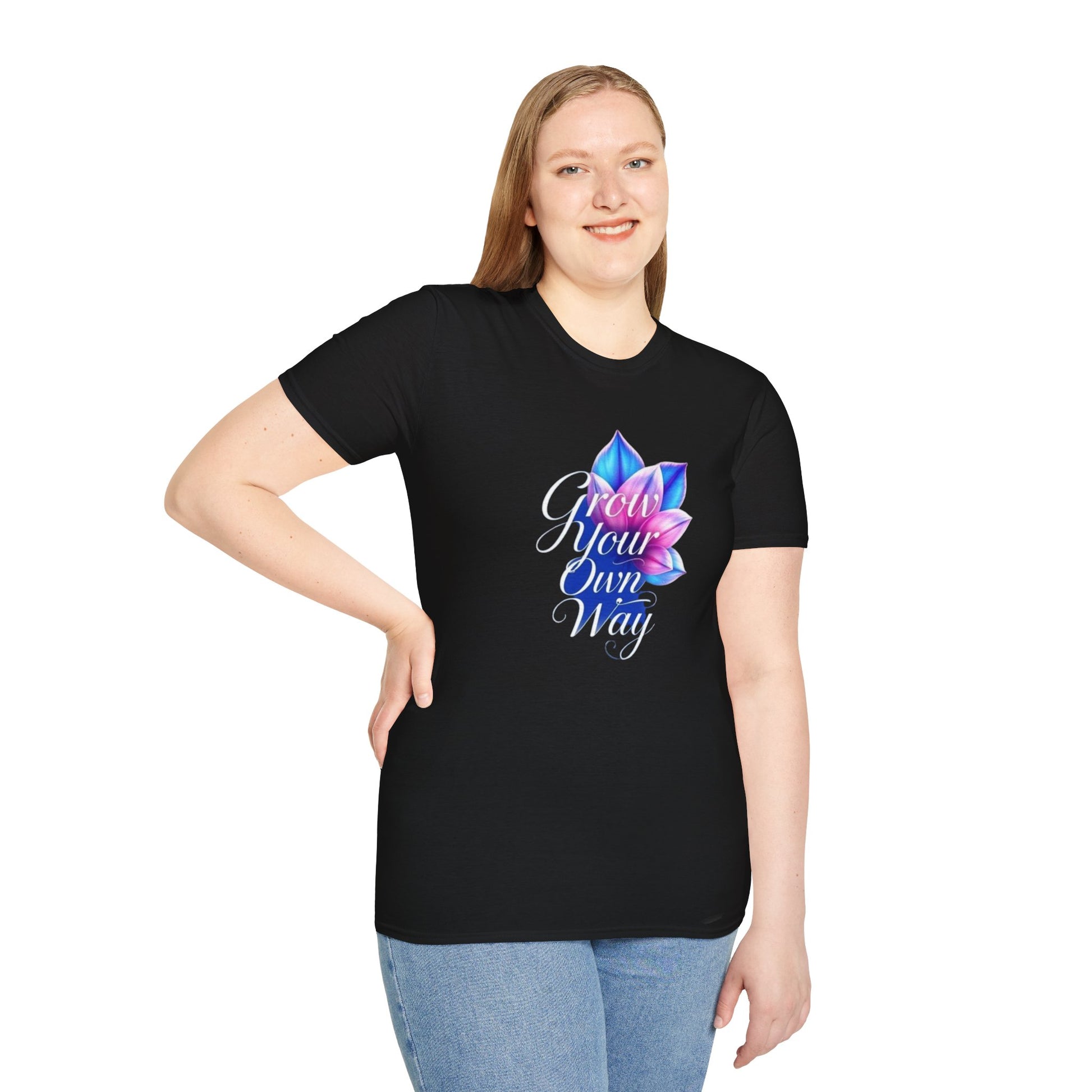 Empowerment Lotus, Grow Your Own Way T-Shirt