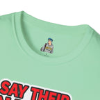 Unisex Softstyle T-Shirt: Say Their Names - Black Trans Lives Matter Tee