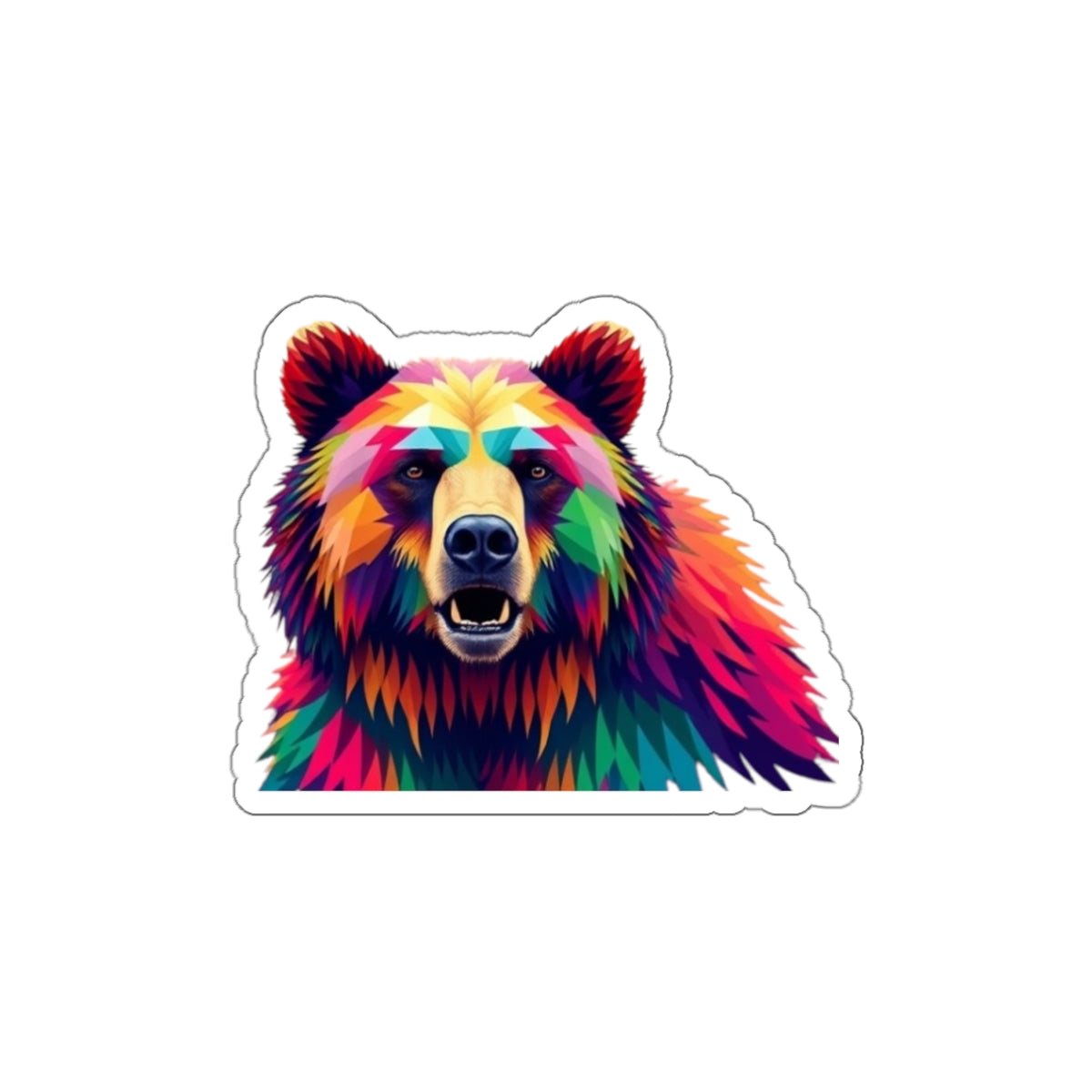 Die-Cut Stickers - Pride Bear