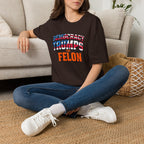 Democracy Trumps the Felon Graphic Tee