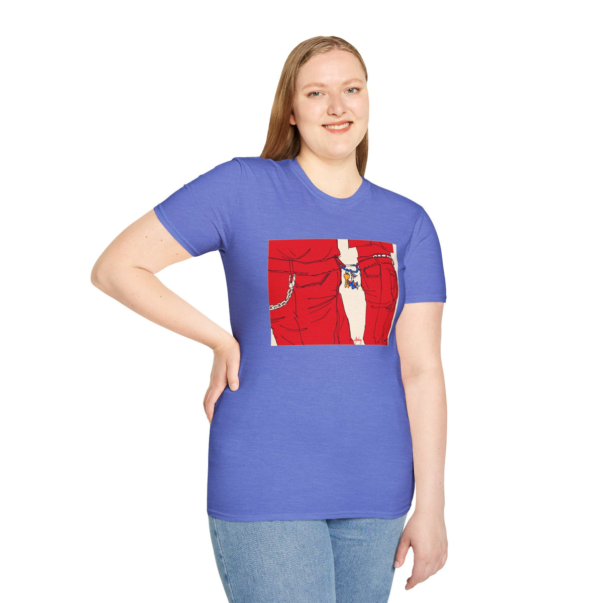 Red Jeans by Audrey Pride Tree Las Vegas T-Shirt