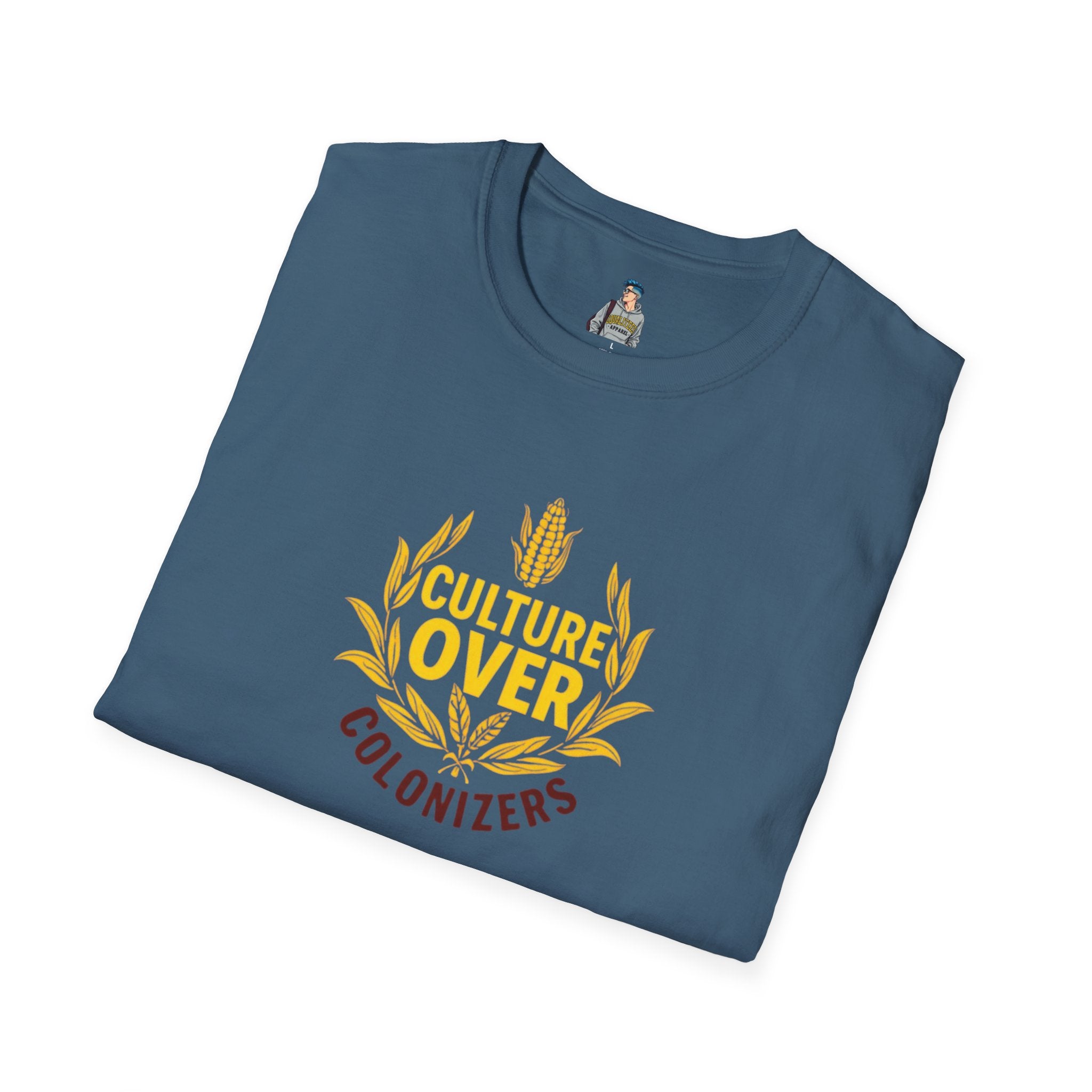 'Culture Over Colonizers' Unisex Softstyle T-shirt