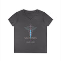 Vaccines Save Lives V-Neck T-Shirt